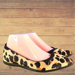 Cole Haan Grand Series Dyed Calf Hair Women’s Slip On Ballet Flat Shoes Size 6.5